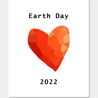 Red Heart Earth Day 2022 Posters and Art